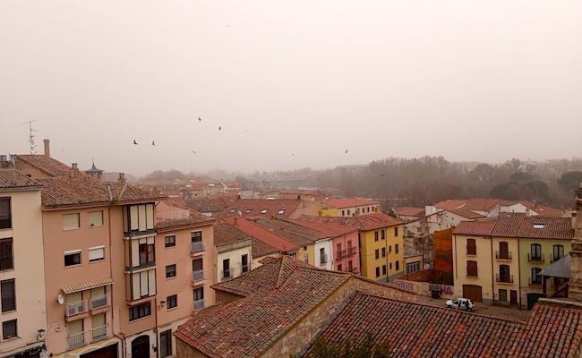 Zamora, con evidentes efectos de la calima