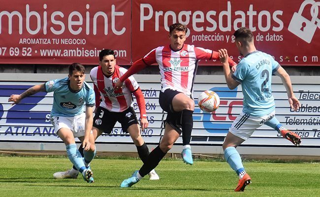 Baselga, autor del gol ante el Celta B (Esteban Pedrosa)