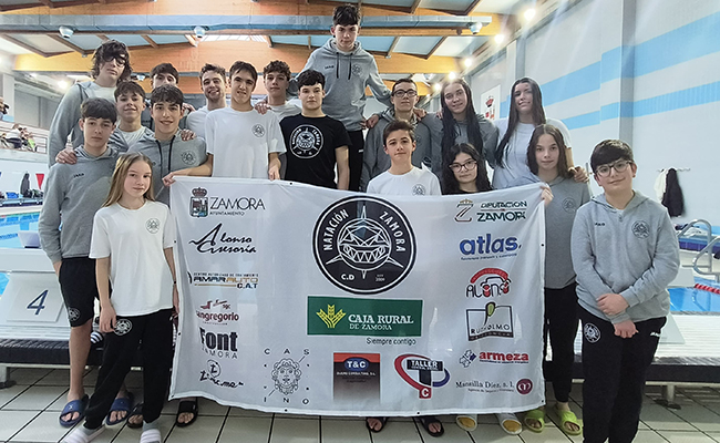 El CD Natación Zamora brilla en casa con gran exhibición de veteranía y talento