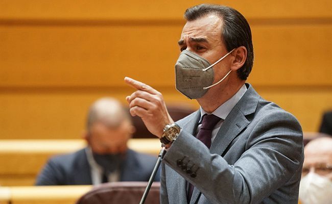 Martínez-Maíllo, durante su intervención en el Senado