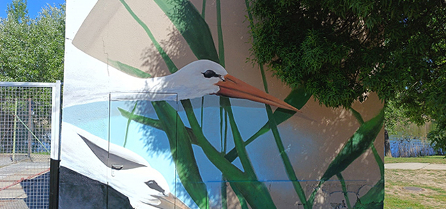 Nuevo mural urbano en Los Pelambres