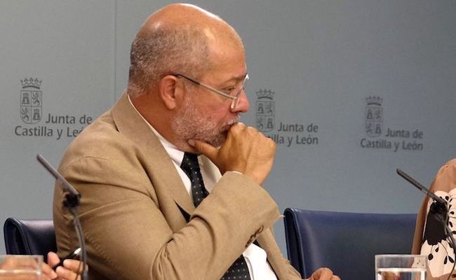 Francisco Igea, durante una rueda de prensa