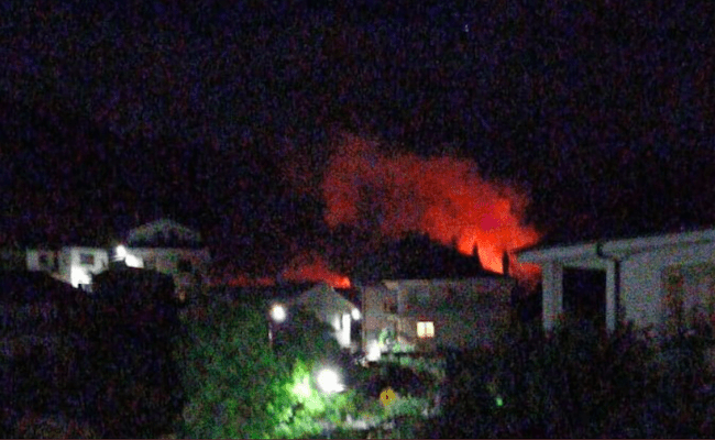 Momento más peligroso del incendio (Foto: Incendios Forestales Castilla y León)