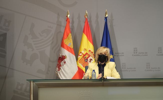 Verónica Casado, en la rueda de prensa