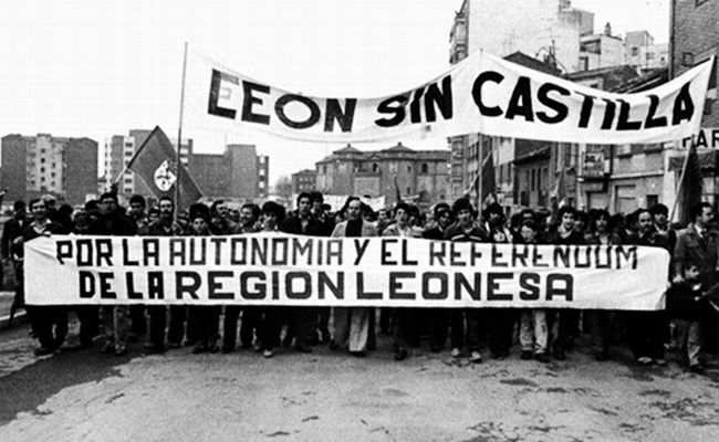Manifestación en la década de los 80