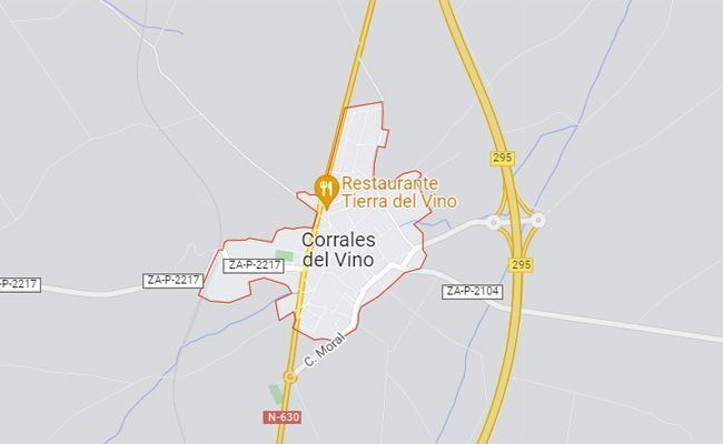 Corrales del Vino, Google Maps