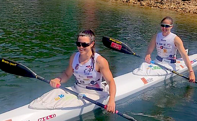 Laura Pedruelo y Eva Barrios