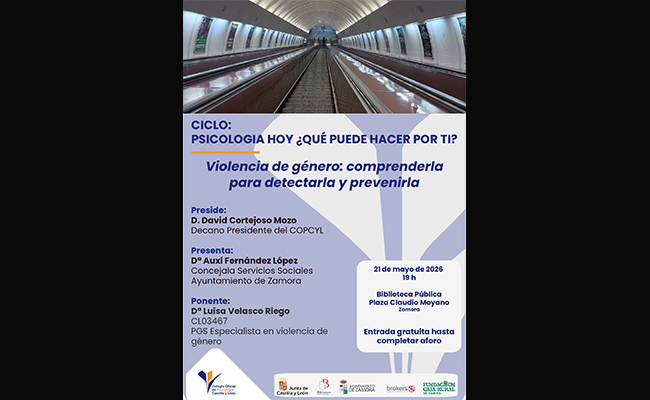 El COPCYL ofrece en Zamora una charla sobre violencia de género