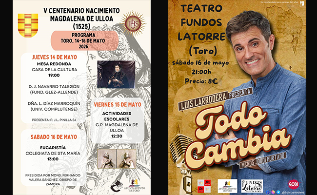 Fin de semana de tradición, cultura y teatro en Toro