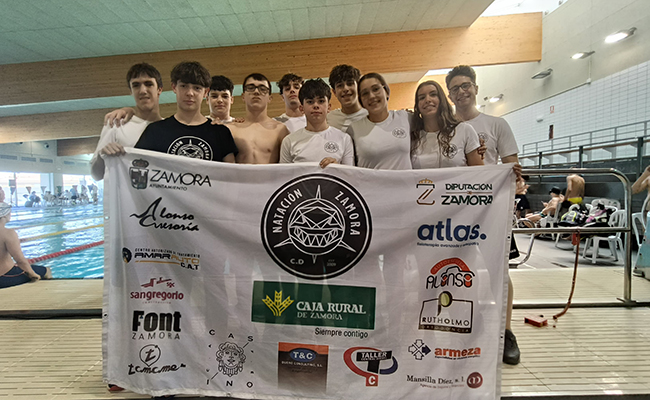CD Natación Zamora brilla en la XII Copa de Castilla y León de Clubes