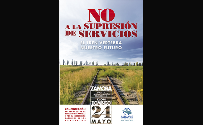 IU y PCE se suman a la concentración en defensa de los servicios ferroviarios de este domingo