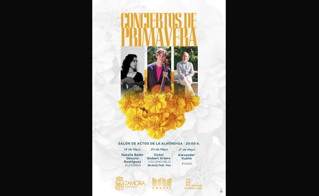 Los Conciertos de Primavera llenarán de música Zamora