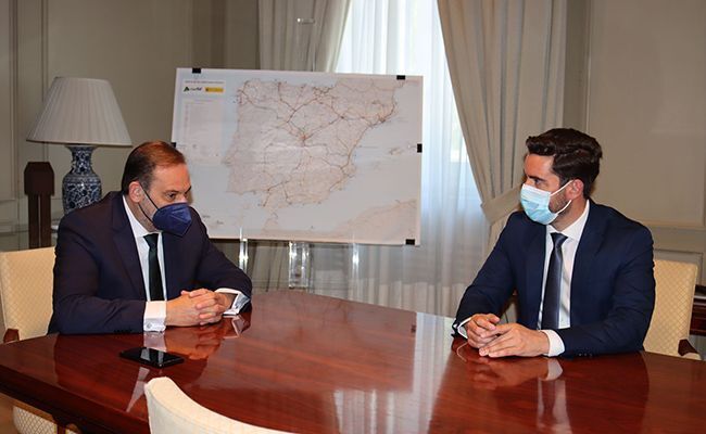 El ministro Ábalos, con Antidio Fagúndez, diputado por Zamora