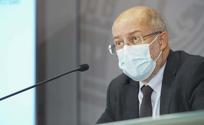 Francisco Igea, en la rueda de prensa