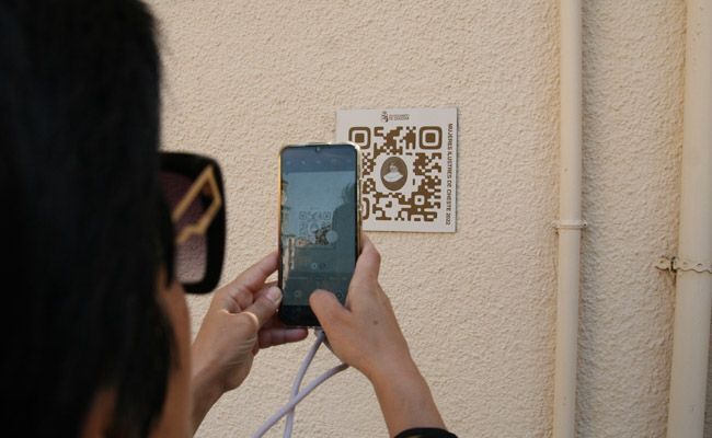 Código de realidad aumentada con la vida de Sor Dositea