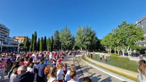 Comienza la celebración del ascenso del Zamora CF a 1.ª RFEF