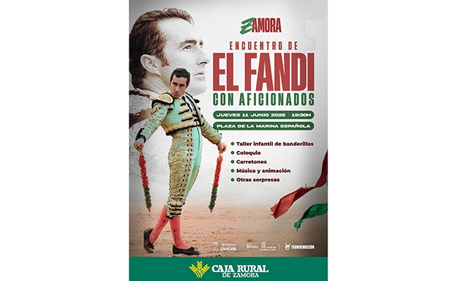 El torero El Fandi mantendrá un encuentro con los aficionados zamoranos