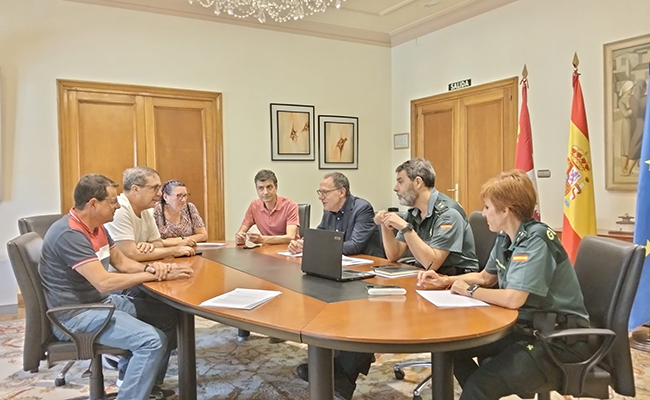 El subdelegado se reúne con el UCCL para abordar el tema de los robos en el campo