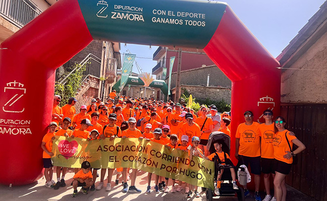 La VI Marcha Solidaria de Villardiegua vuelve a demostrar el compromiso de la comarca