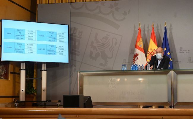 Francisco Igea, en rueda de prensa