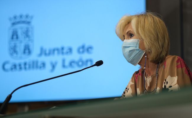 Verónica Casado, en la rueda de prensa
