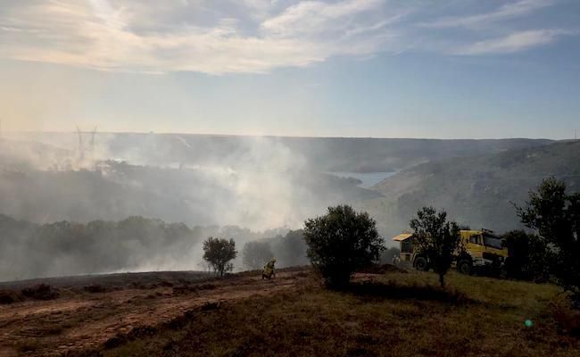 Incendio anterior en Muelas del Pan (INFOCYL)