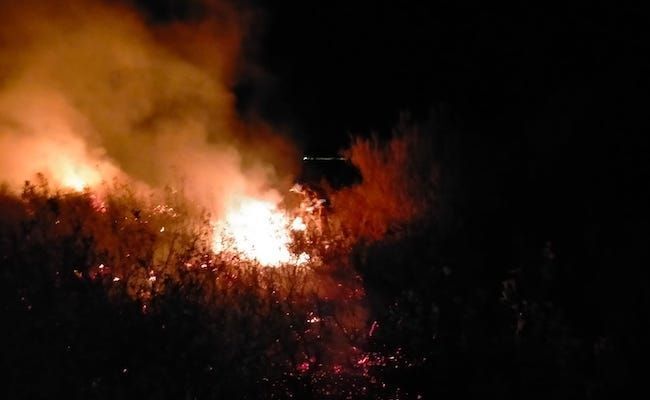 Imagen de las BRIF, del trabajo esta noche en Vegalatrave (Fotografía: ATBRIF)