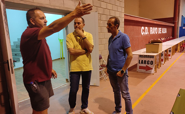 El alcalde de Carbajales, con el presidente de la Diputación y el vicepresidente 4º