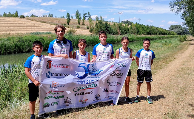 Excelente actuación de los  jóvenes del Fluvial de Villaralbo en Burgos
