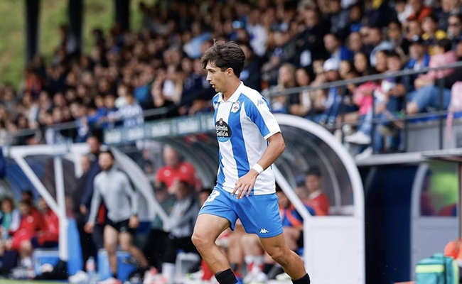 Fabián Urzain, extremo sub-23, del RC Deportivo, nuevo refuerzo para el Zamora CF