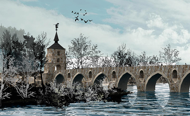 Pregunta cándida: ¿Qué impide restaurar las dos torres del Puente de Piedra?