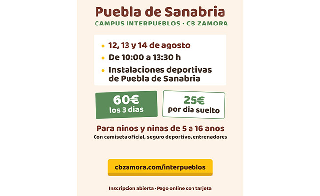 El Campus Interpueblos del CB Zamora vuelve a la carretera: primera parada, Puebla de Sanabria