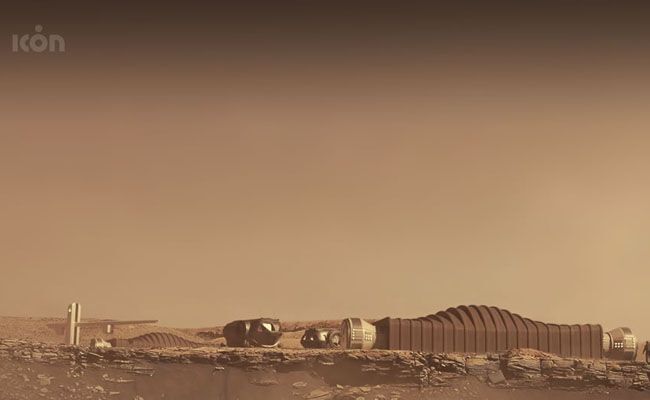 Representación visual en Marte del concepto Mars Dune Alpha. Credits: ICON