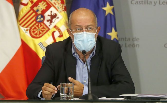 Francisco Igea, durante la rueda de prensa del Consejo de Gobierno