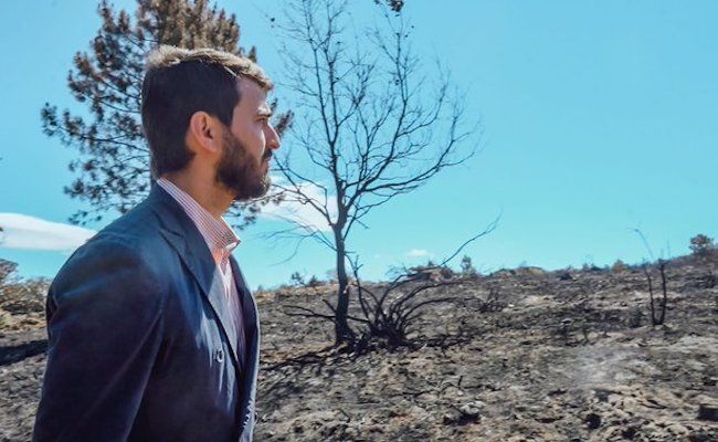 García-Gallardo Frings, en su visita a la Sierra de la Culebra