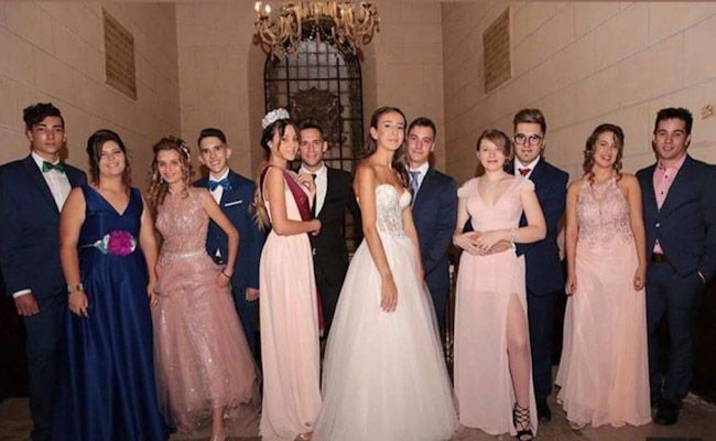 Corte de Honor del año 2018. Fuente: Cedida.