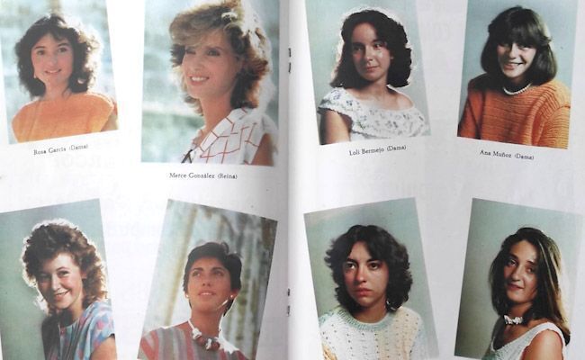 Corte de Honor del año 1984. Fuente: Cedida.