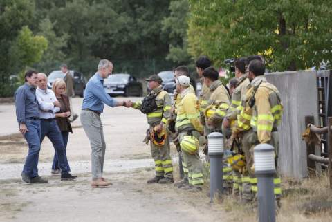 Don Felipe y Doña Letizia, en Sanabria, para conocer los efectos de los incendios forestales