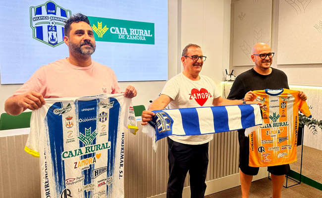 El Atlético Benavente renueva su alianza con Caja Rural