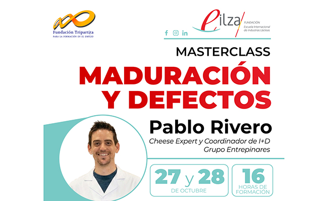 Masterclass presencial: Maduración y defectos en el queso, con Pablo Rivero