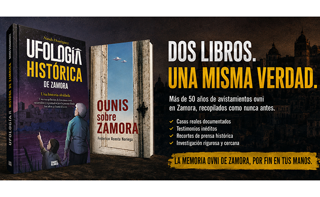 Dos libros sobre los ovnis que han sobrevolado Zamora