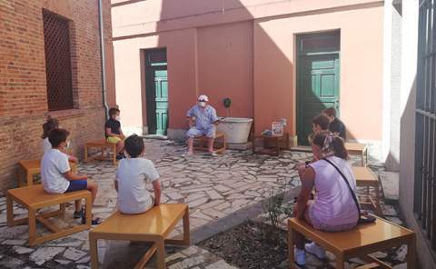 Niños en una de las actividades del verano, en Toro.