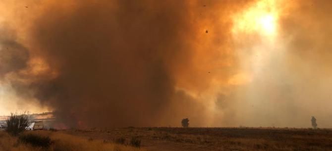 Imagen del incendio (INFOCYL)