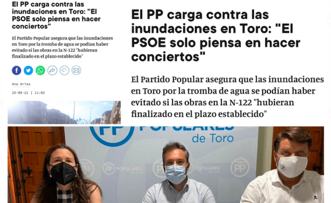 Titular y foto, respondidos por Tomás del Bien