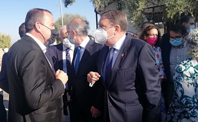 Requejo con el ministro Planas