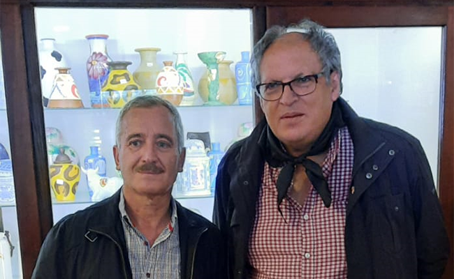 Pedro Requejo con Ortega Lara