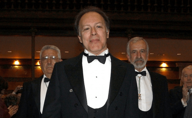 Javier Marias, en el acto de lectura del discurso de ingreso en la RAE, el 27 de abril de 2008