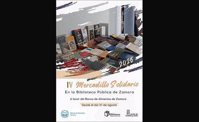 Nueva campaña solidaria de intercambio de libros por alimentos en la Biblioteca Púbica de Zamora