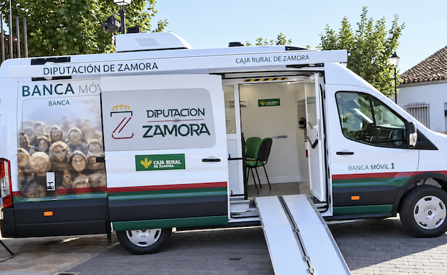 La banca móvil de Caja Rural arranca este lunes en Zamora: pueblos, horarios y primeras paradas