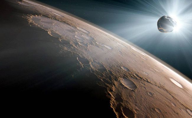 Marte fue bombardeado por asteroides carbonáceos ricos en agua en sus inicios. / Detlev Vans Ravenswaay/Science Source